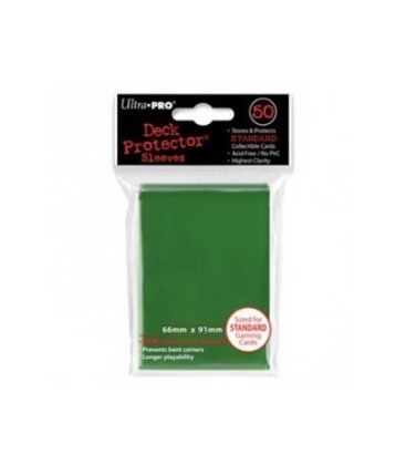 Fundas Standard Verde Oscuro (50 fundas) Ultra Pro.