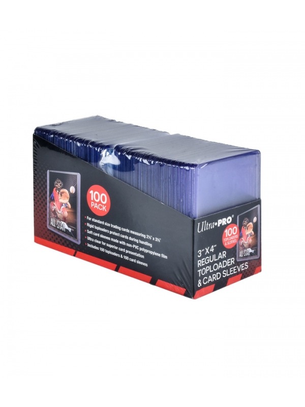 Fundas Toploader Regular Ultra Pro - 100 unidades