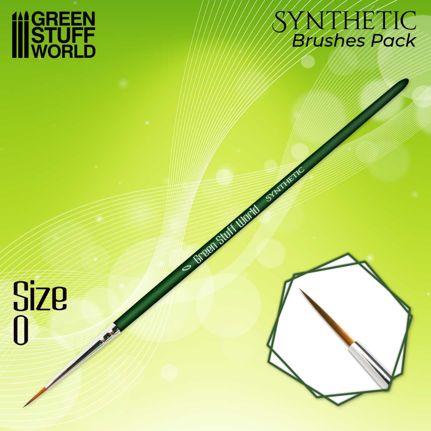 GREEN SERIES Pincel Sintetico - 0
