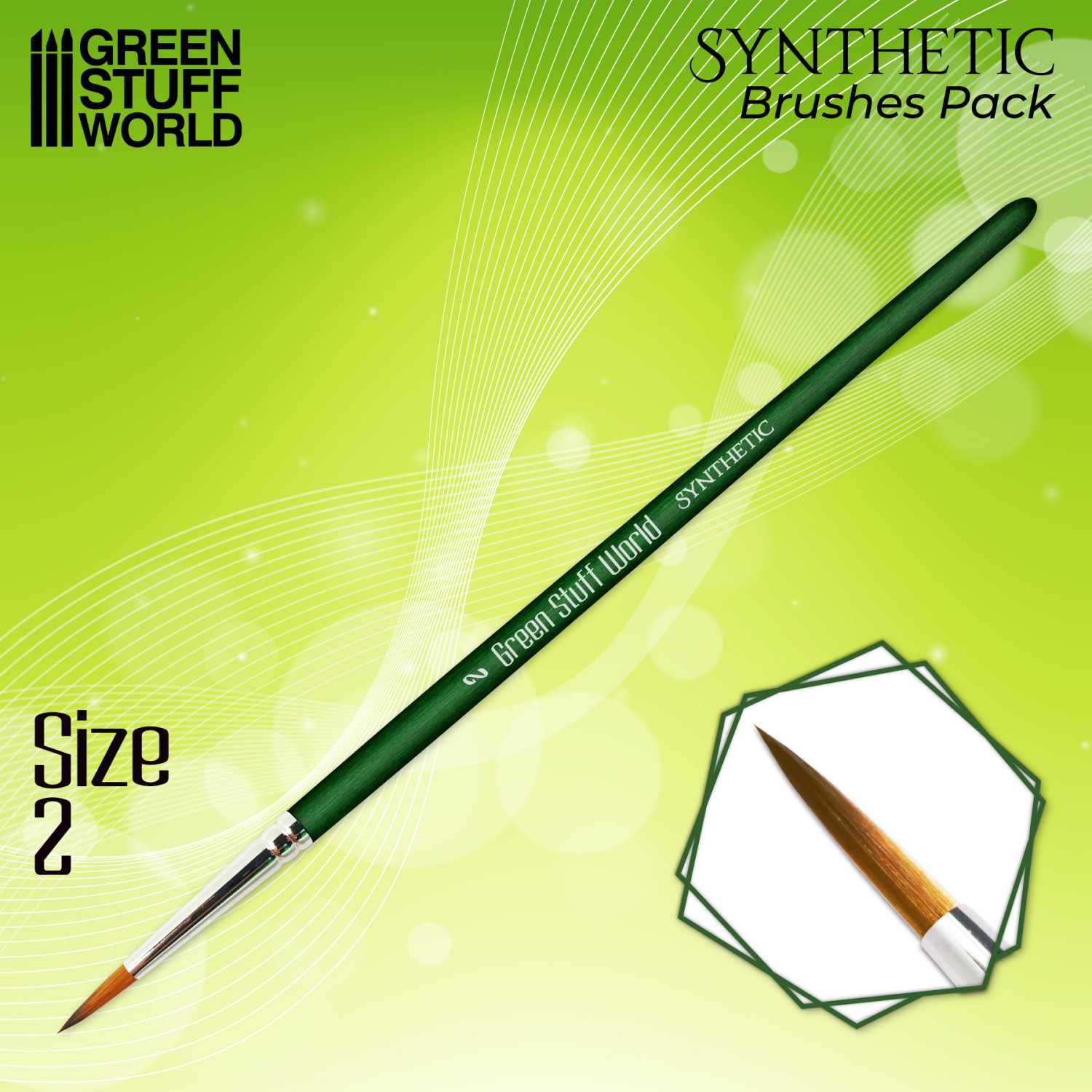 GREEN SERIES Pincel Sintetico - 2