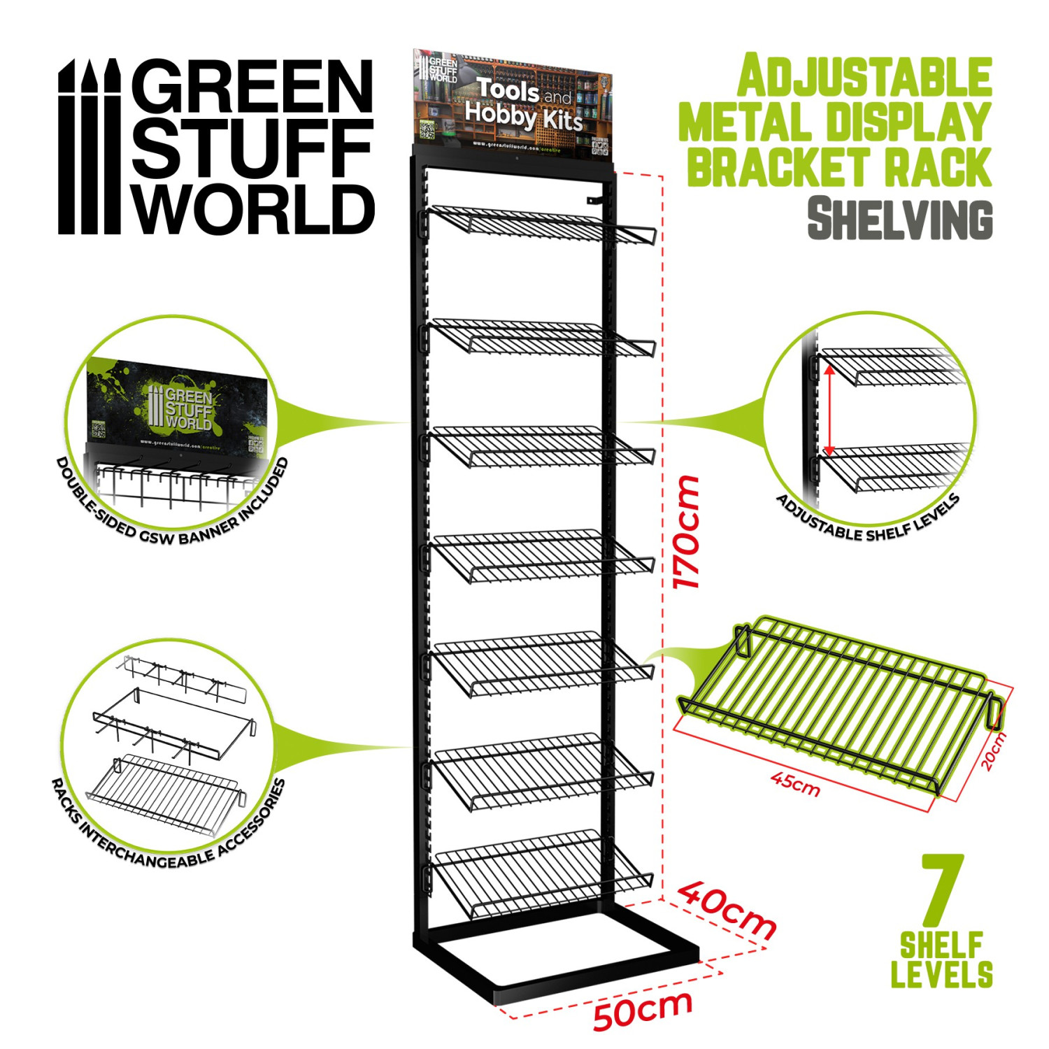GSW Expositor Multipropósito - Baldas para Cajas