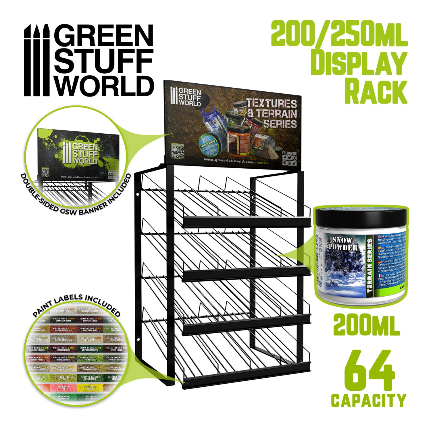 GSW Expositor Pinturas 200-250ml