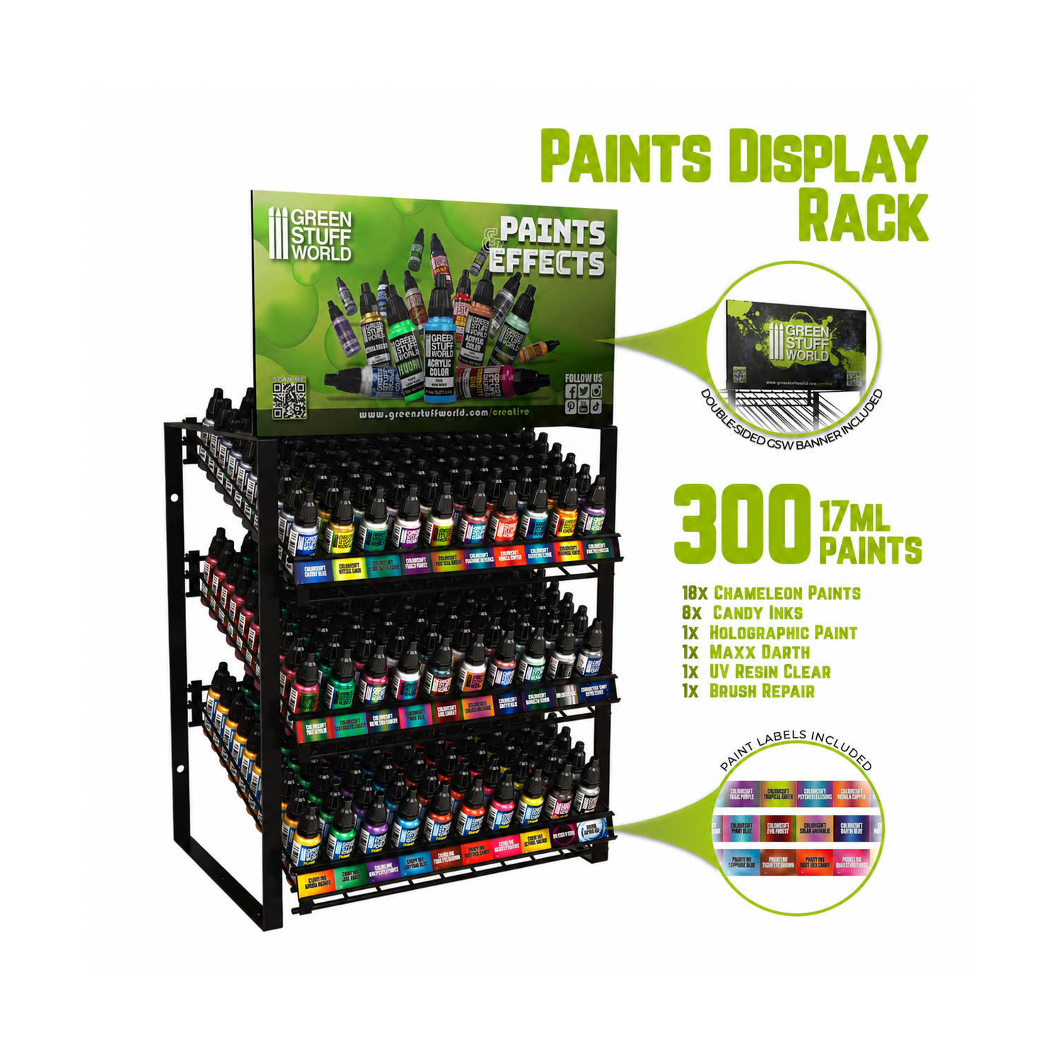 GSW Expositor Pinturas - Camaleon, Candy y Pinturas Auxiliares