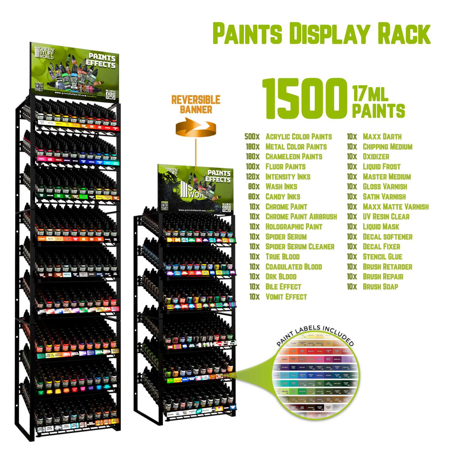 GSW Expositor Pinturas - Colección Completa