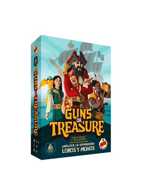Guns or Treasure Juego de mesa en Español - 2Tomatoes Games