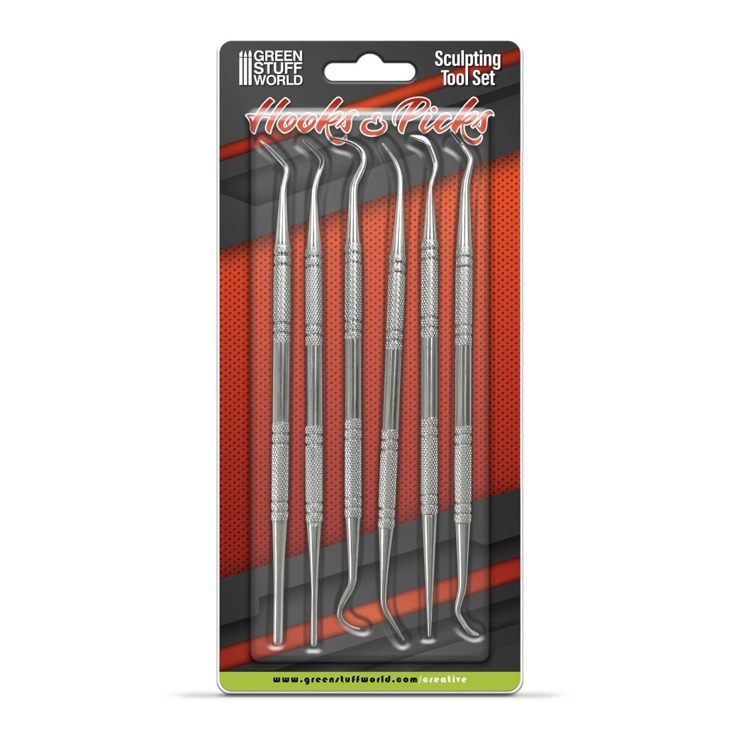 Set 6x Herramientas para Modelar Gancho o Buriles