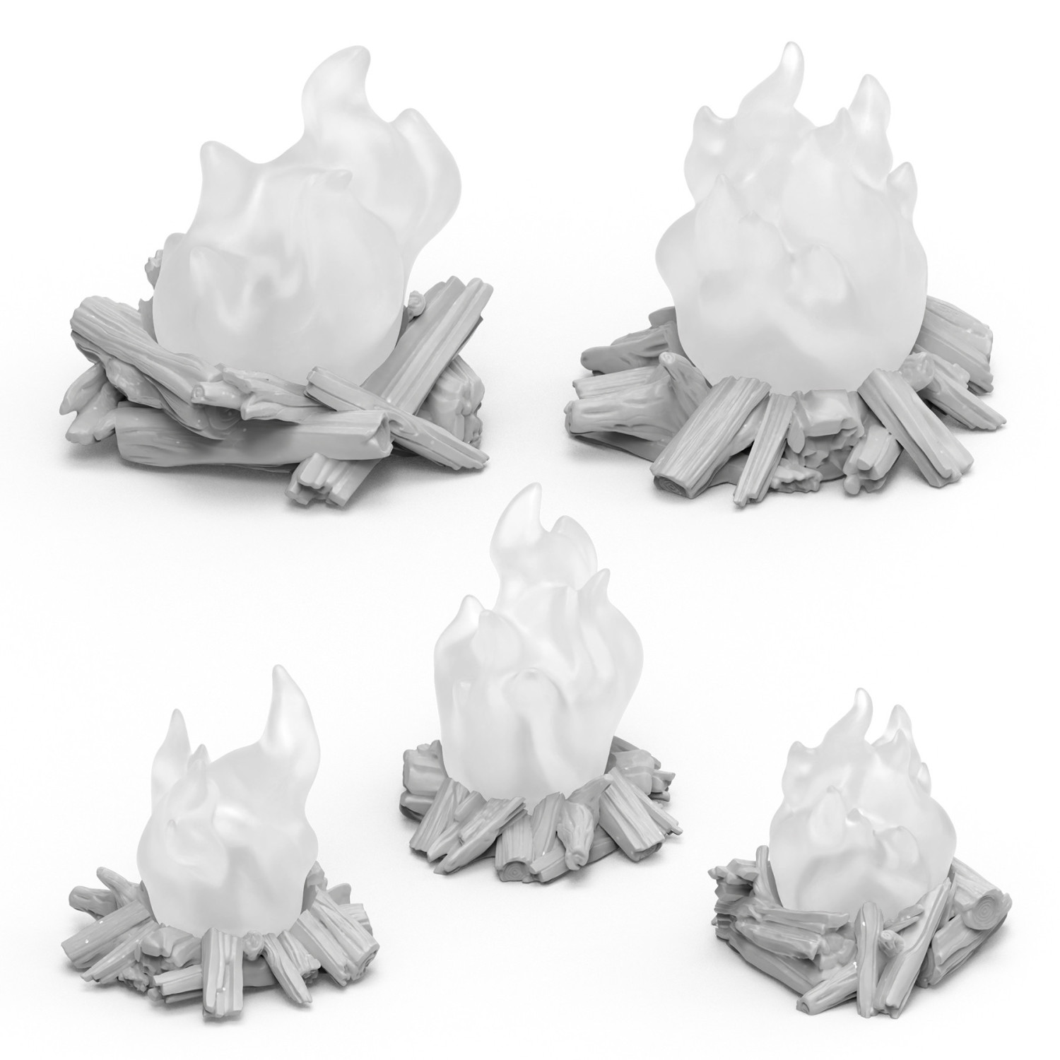 Hogueras para LEDs de 3 mm 1:48-1:35