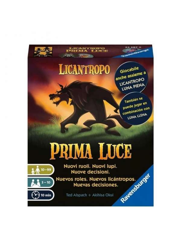 Juego de cartas Licantropo Prima Luce en español de Ravensburger