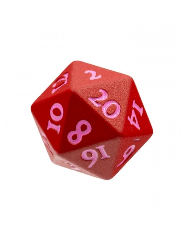 Juego de Dos Dados Vivid Heavy Metal Rojo Ultra Pro