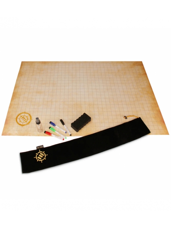Kit de Campaña con Tapete de Cuadrícula para RPG - Enhance Gaming