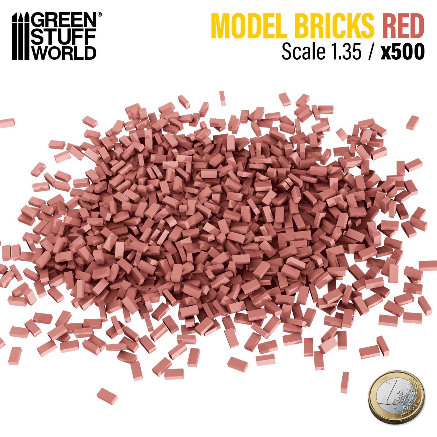 Ladrillos - Rojo x500 1:35