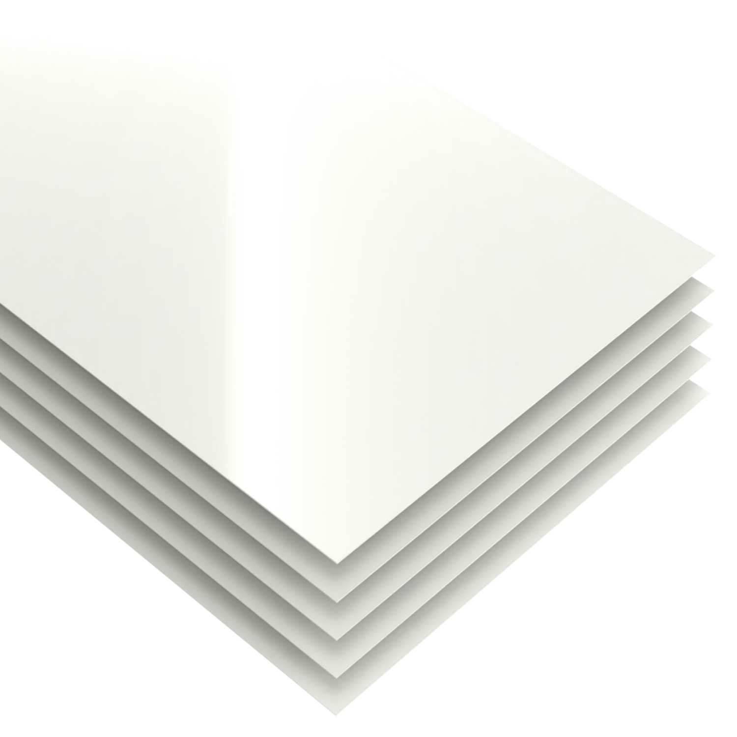 Láminas de Estireno 0.5 mm Pack x5