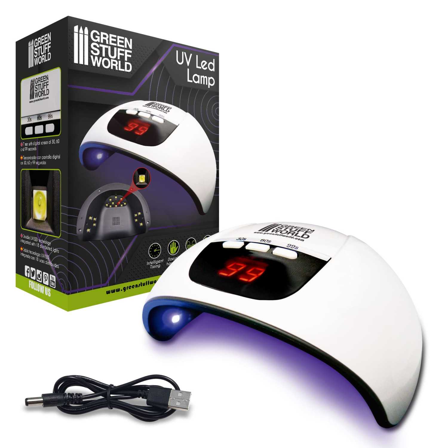 Lampara LED Ultravioleta
