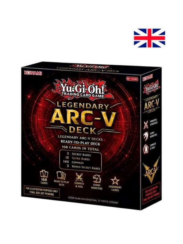 Legendary Collection ARC - V Decks (3 Mazos) Inglés - Yu - Gi - Oh!