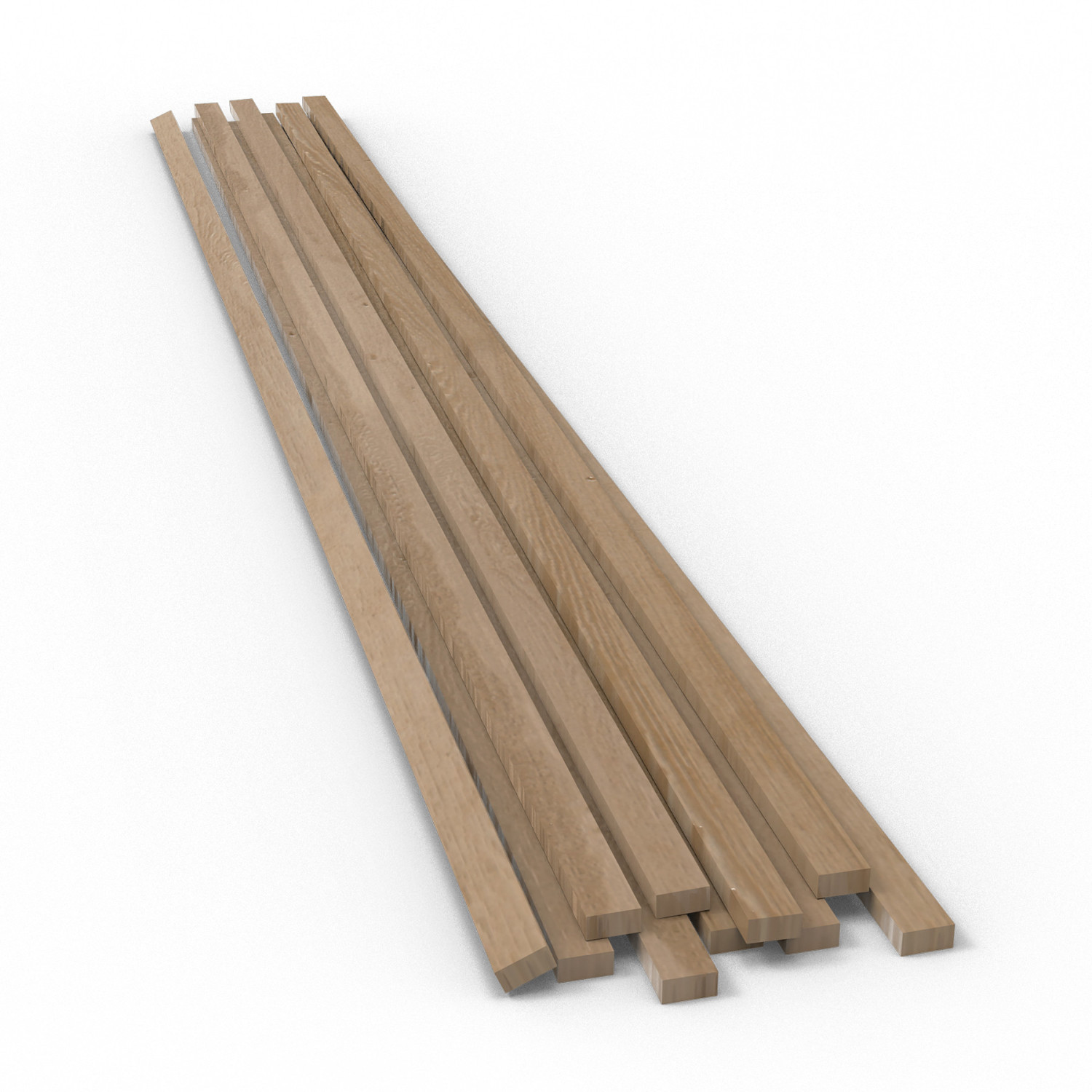 Liston Plano Madera de Haya 4x250mm