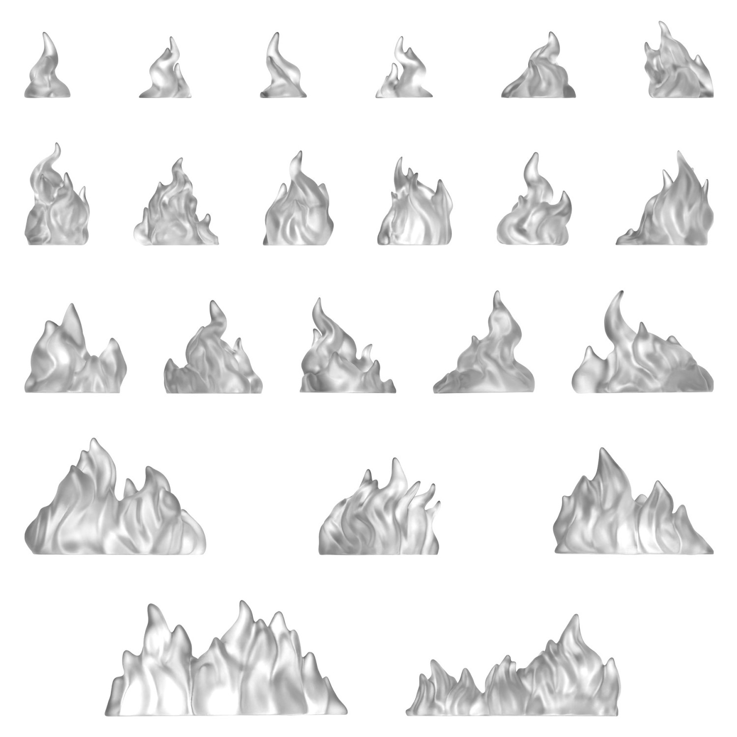 Llamas de fuego grandes 1:48-1:35