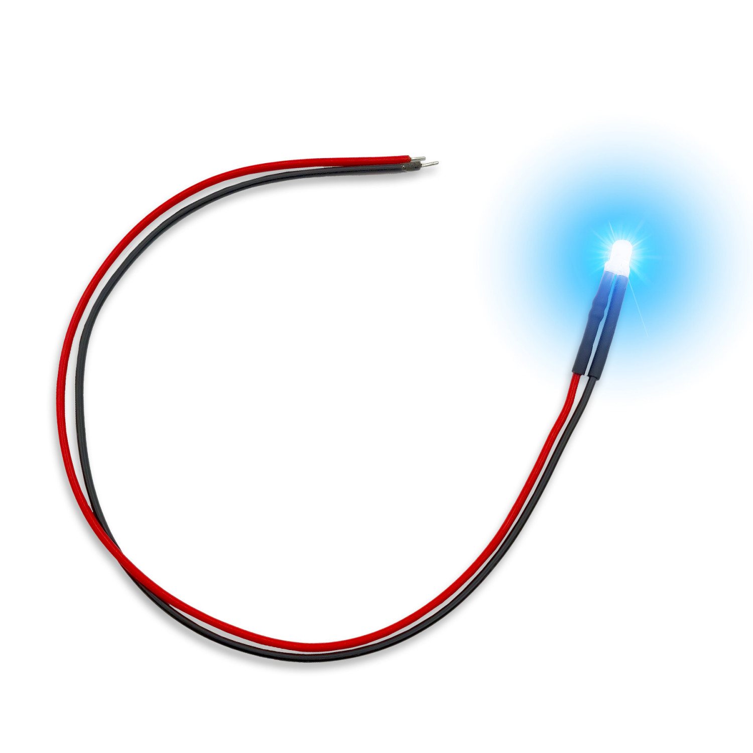 Luces LED Parpadeantes Azules 3mm