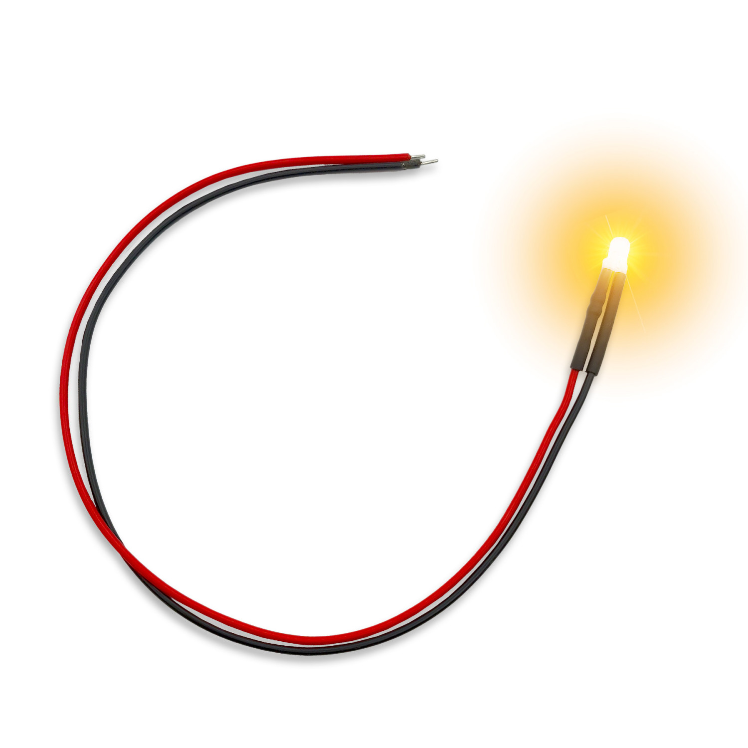 Luces LED Parpadeantes Naranjas 3mm