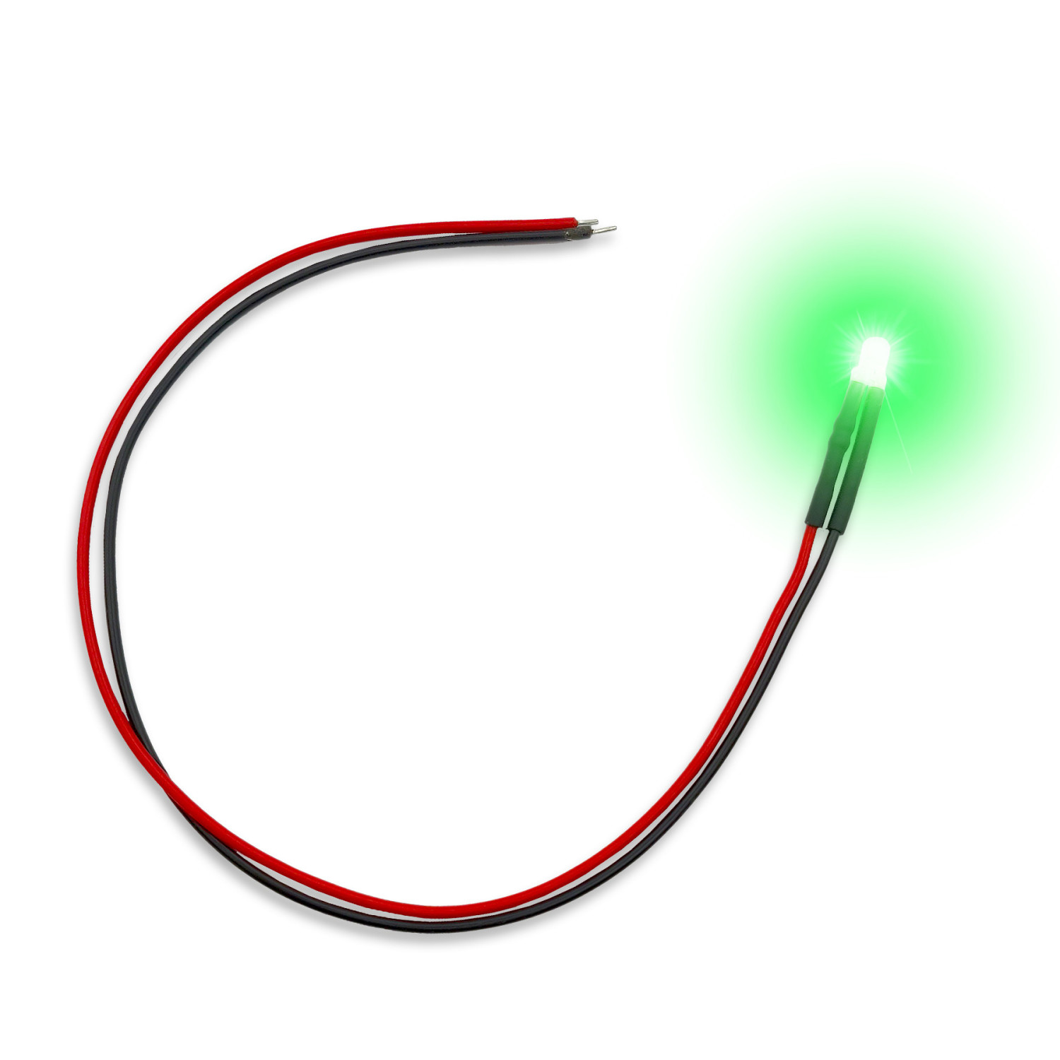 Luces LED Parpadeantes Verdes 3mm