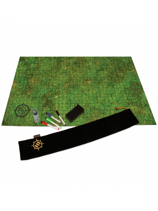 Mapa DnD 24x36 Pizarra Borrable Color Césped - Enhance Gaming
