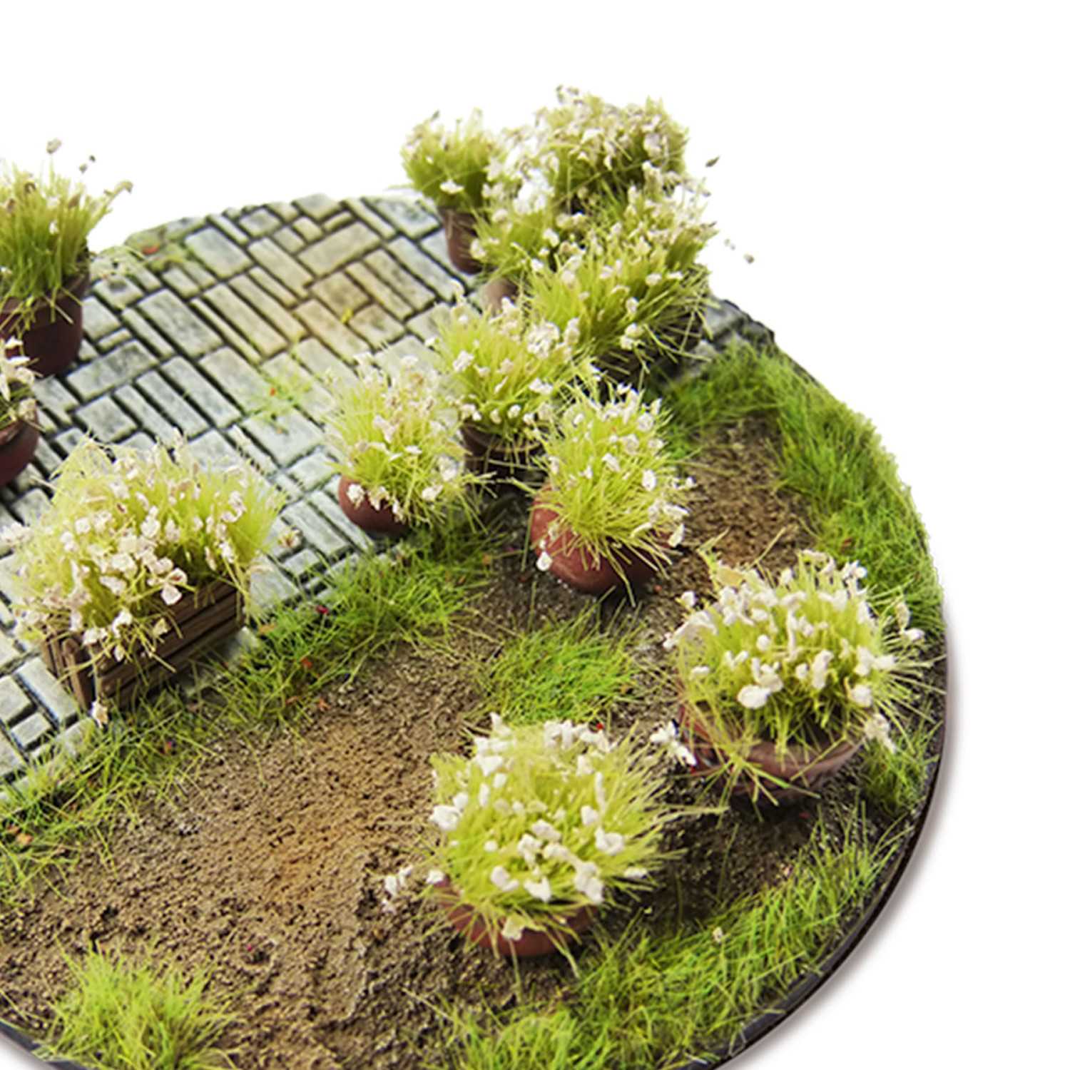 Matas Arbustos Autoadhesivas 6mm - Blanco