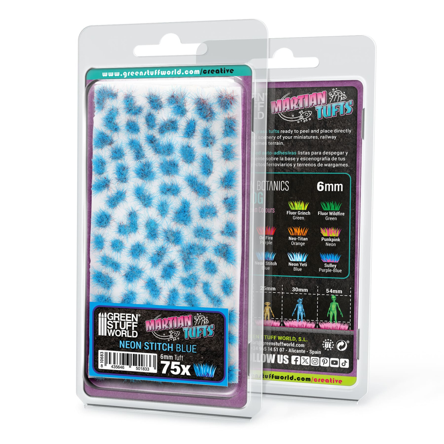 Matas Cesped Alien - NEON STITCH BLUE