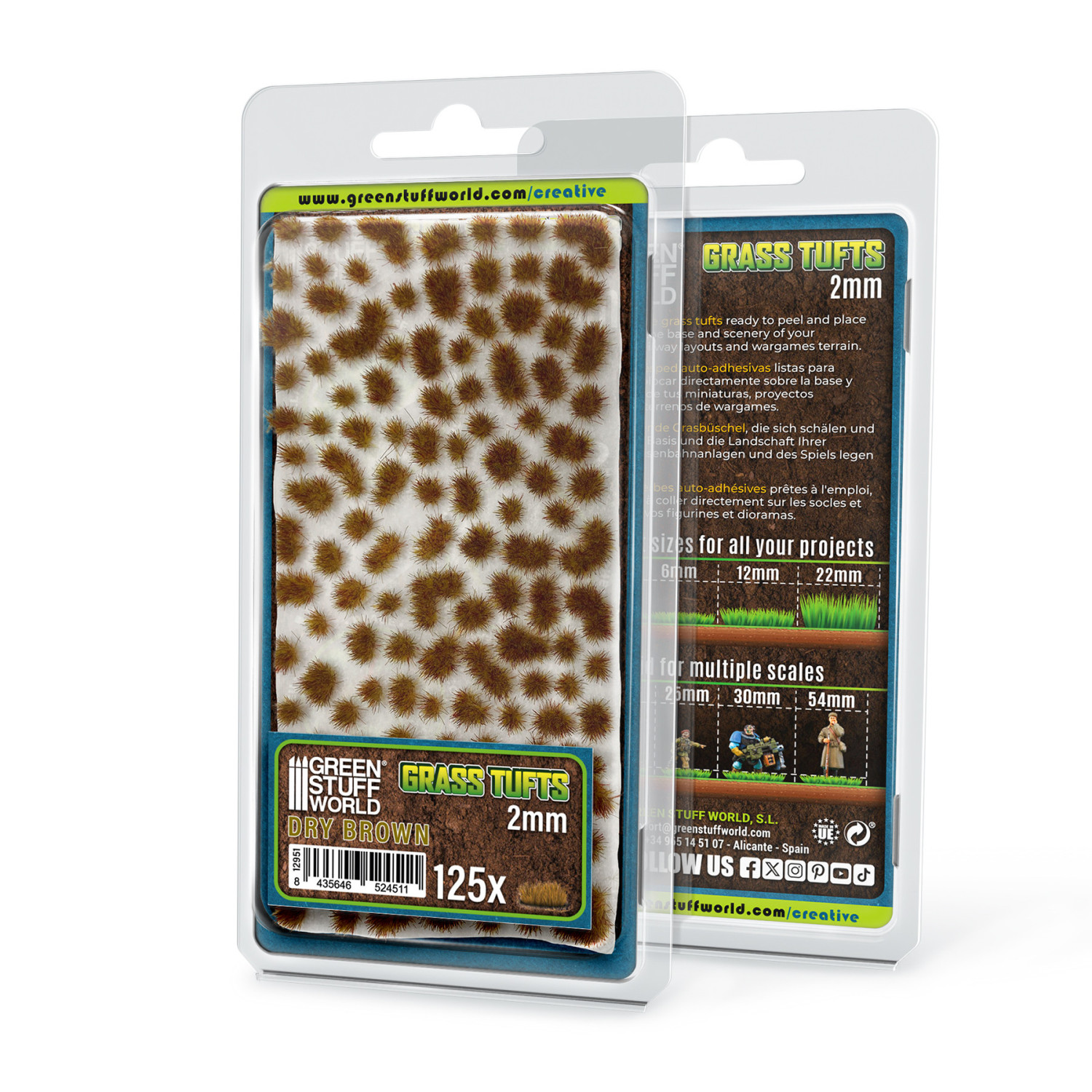 Matas Cesped - Tufts - 2 mm - Marron Seco