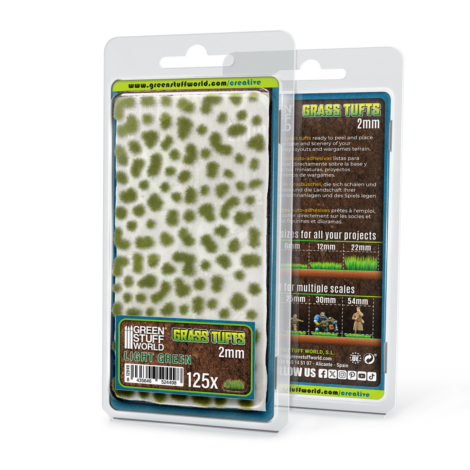 Matas Cesped - Tufts - 2 mm - Verde Claro