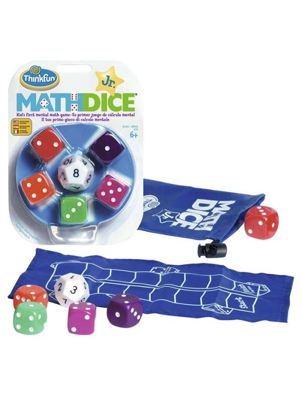 Math Dice Jr. - Juego de mesa ThinkFun