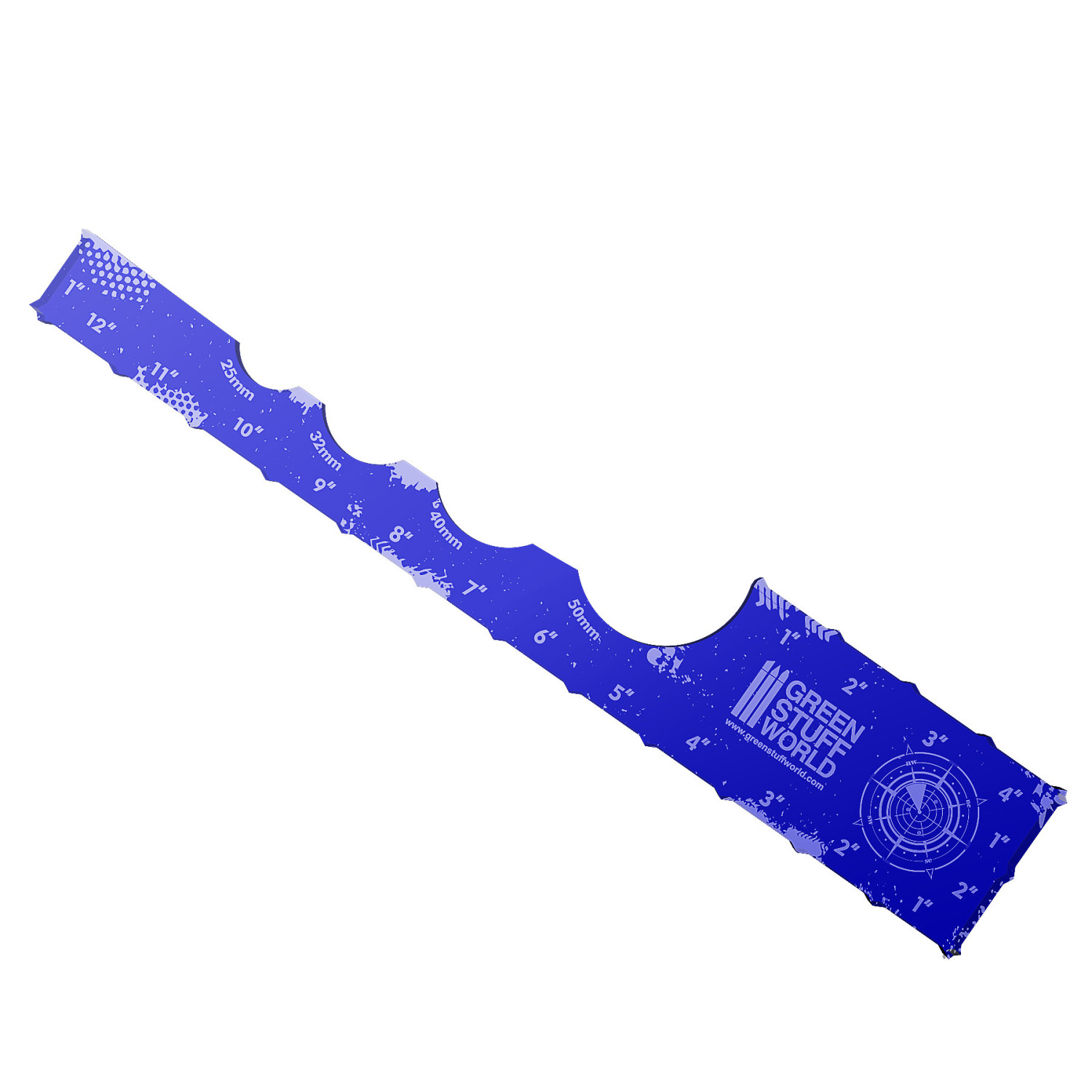 Regla Gaming - Azul 12 pulgadas