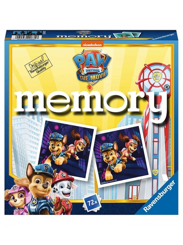 Memory® Paw Patrol Juego de 72 Cartas Ravensburger