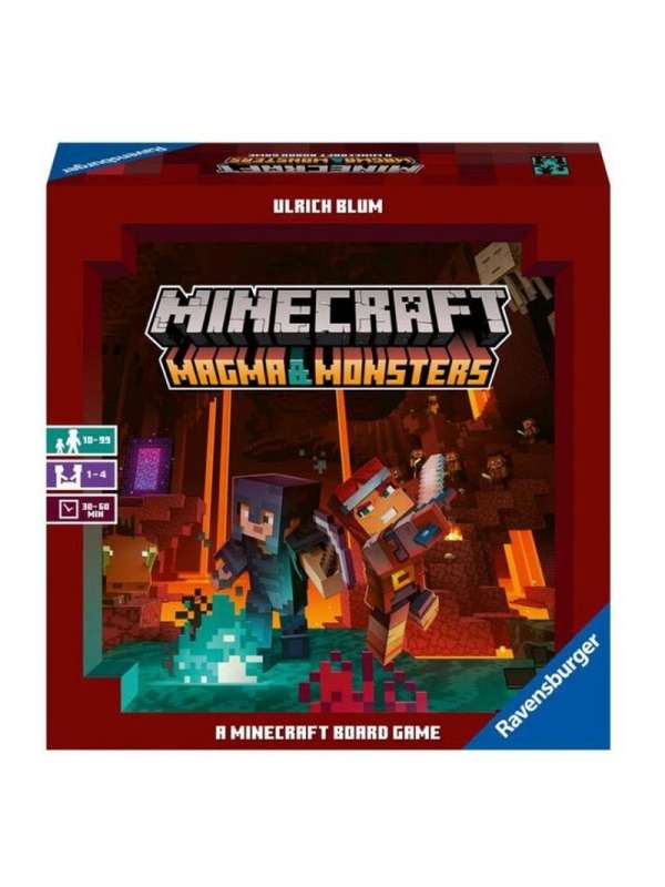 Minecraft - Portal Dash - Magma and Monsters En Español Juego de mesa Ravensburger