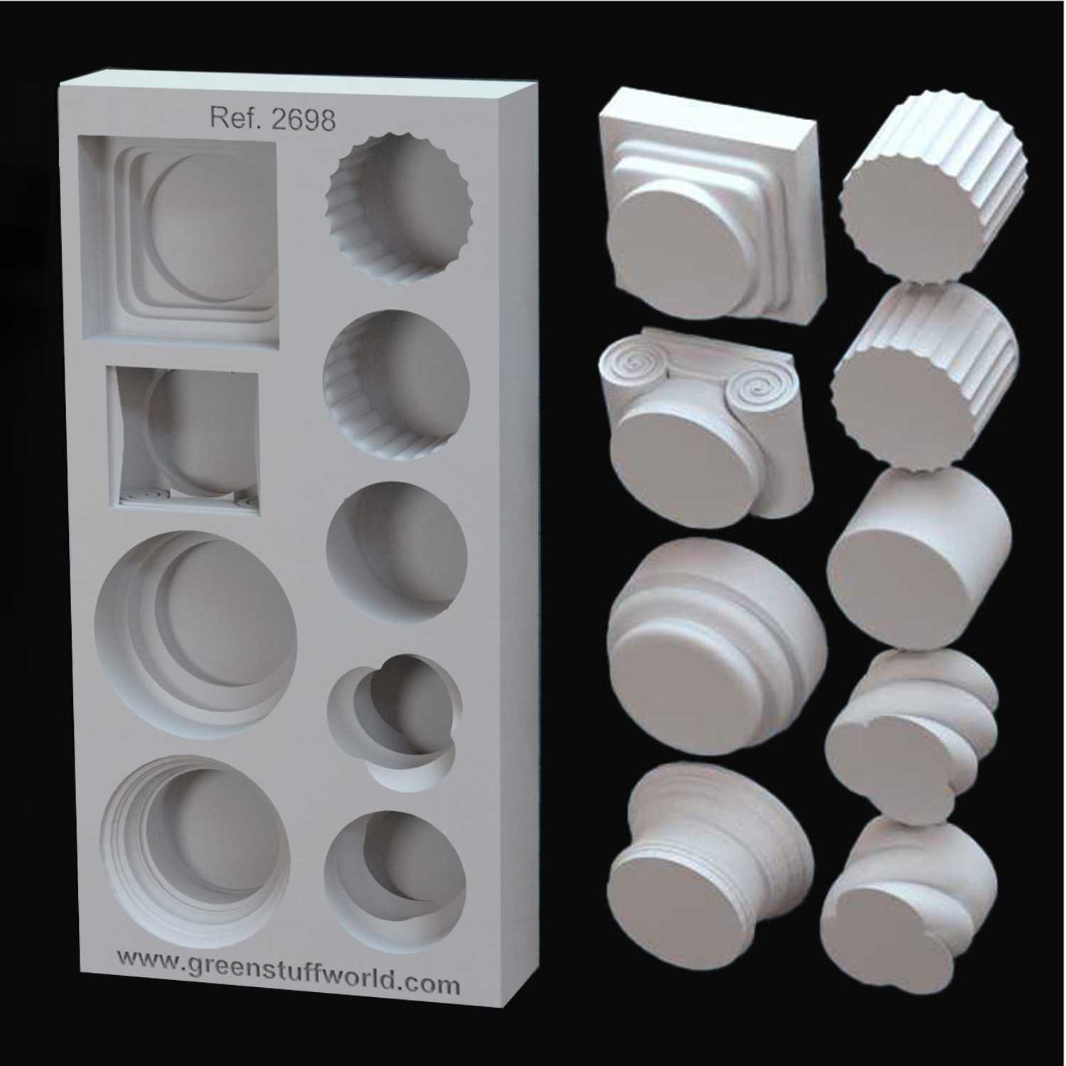 Moldes de Silicona Columnas