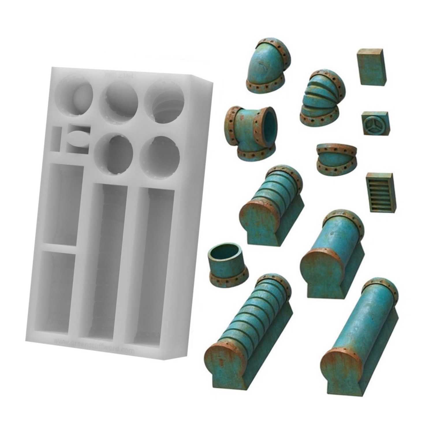 Moldes de Silicona Tuberías Industriales