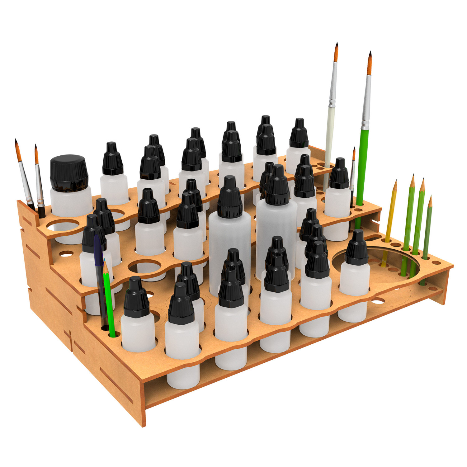 Organizador Modular Pinturas - FRONTAL