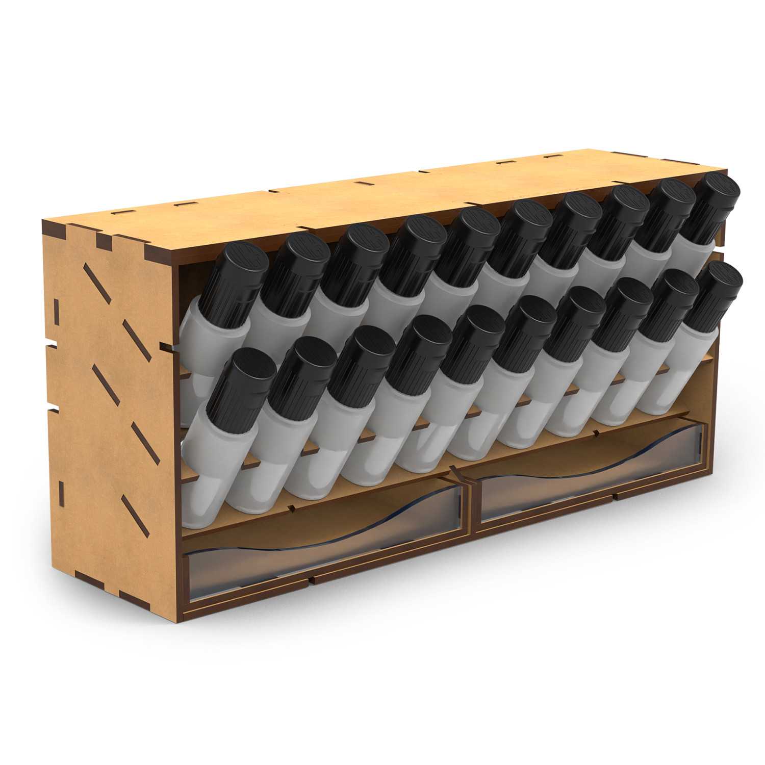 Organizador Horizontal de Pinturas 17ml - COMPACT
