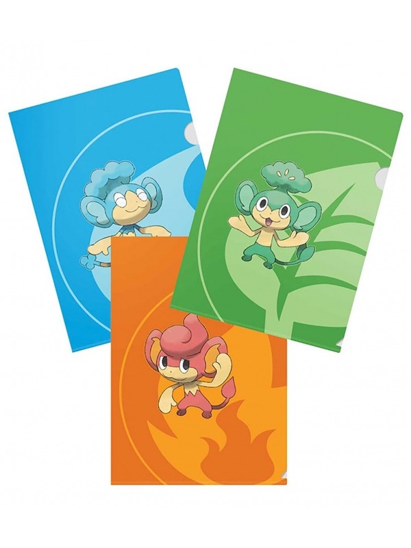 Pack 3 Carpetas de torneo de Pokémon Pansear, Pansage y Panpour - Ultra Pro