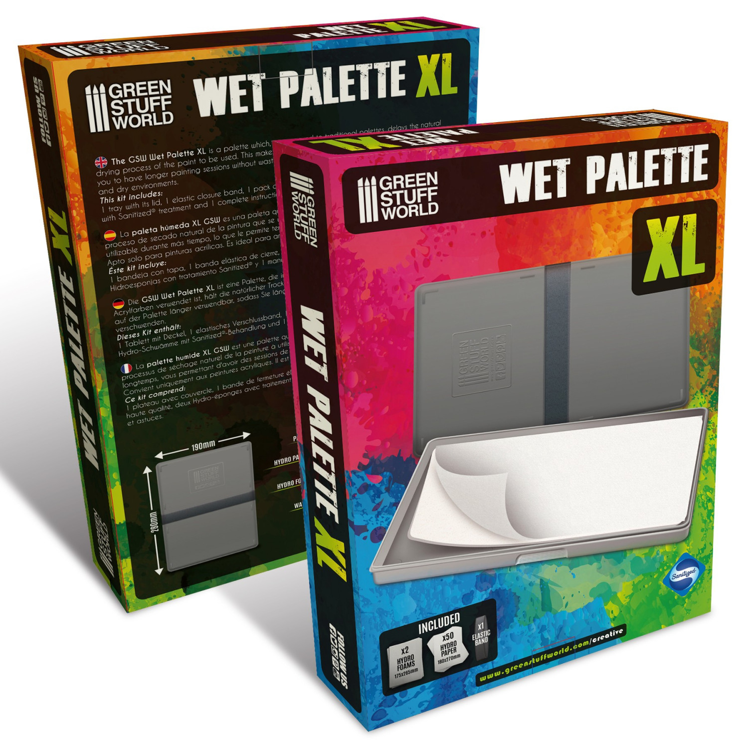 Paleta Humeda XL