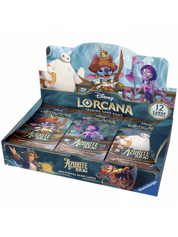 Paquetes de refuerzo (24 unidades) Azurite Sea Inglés - Disney Lorcana TCG