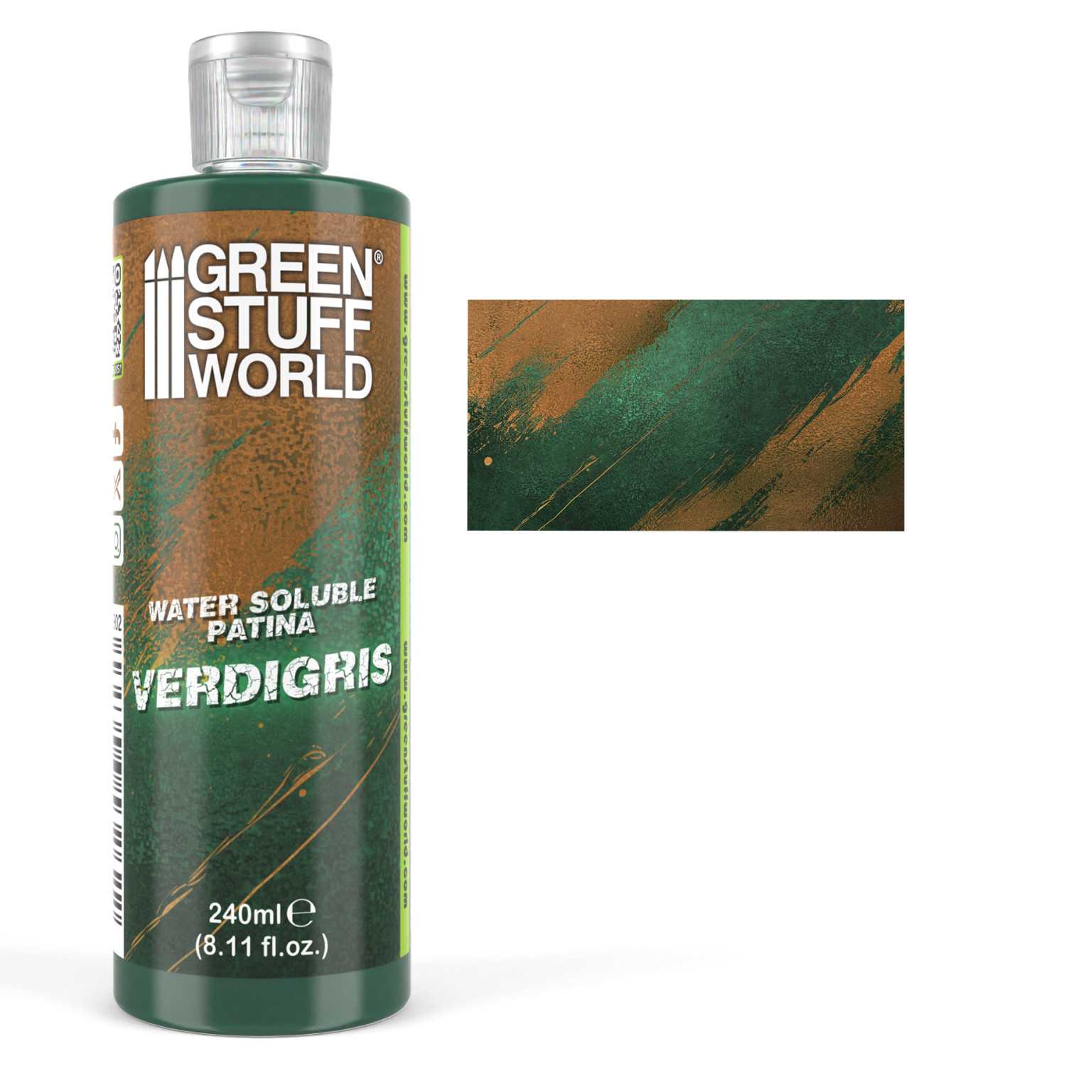 Patinas solubles agua VERDIGRIS 240ml