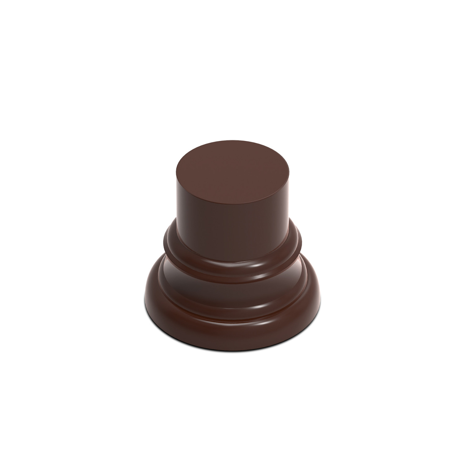 Peana madera redonda 3,5 cm - Avellana
