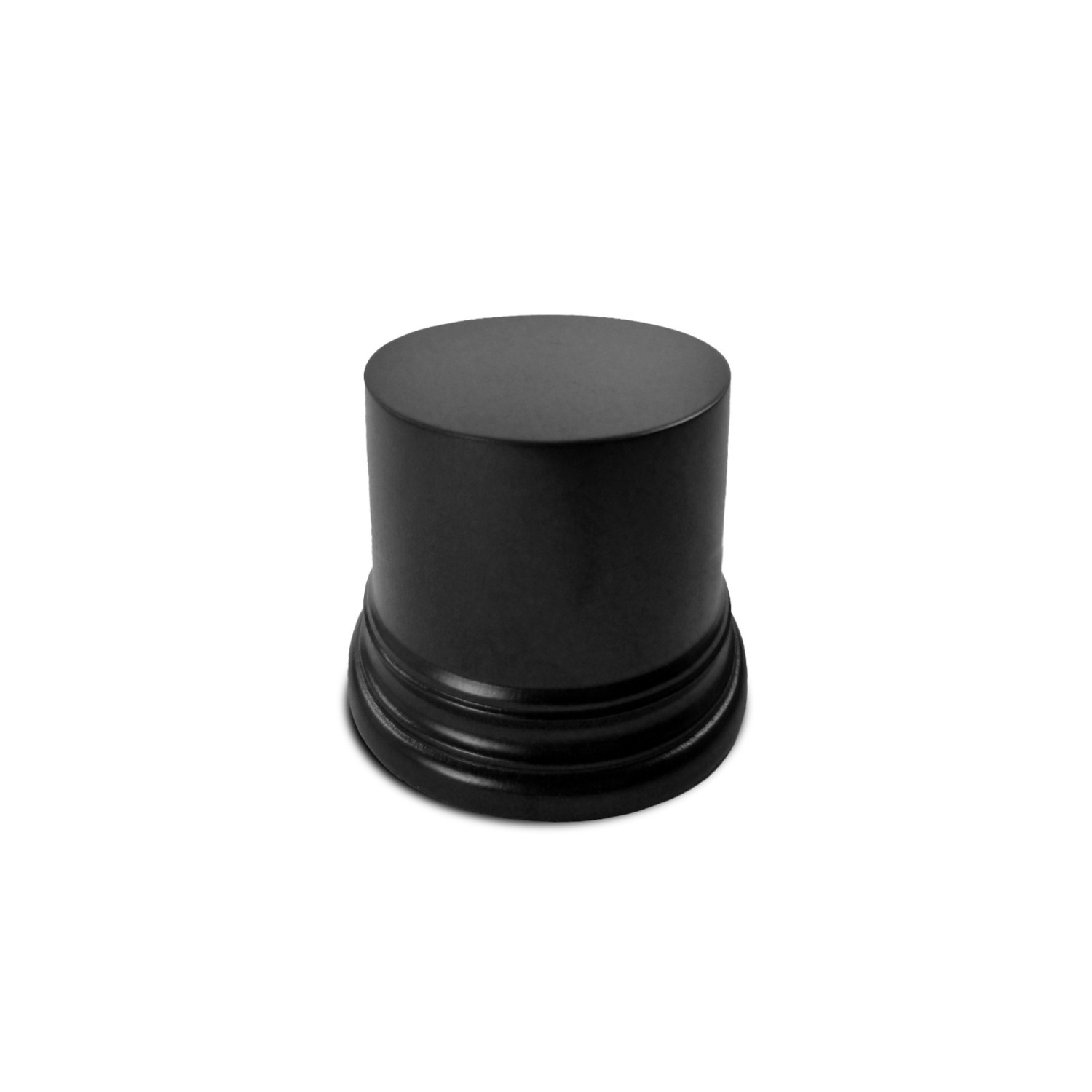 Peana madera redonda 4,5 cm - Negro