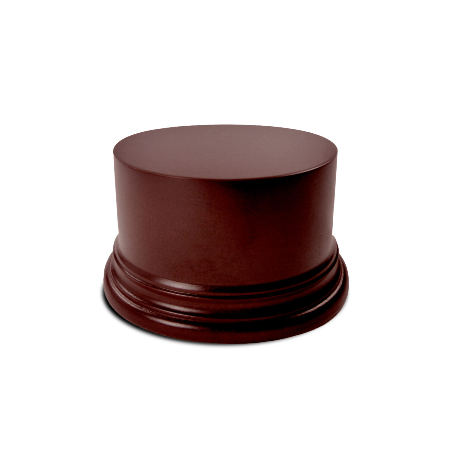 Peana madera redonda 8cm - Avellana