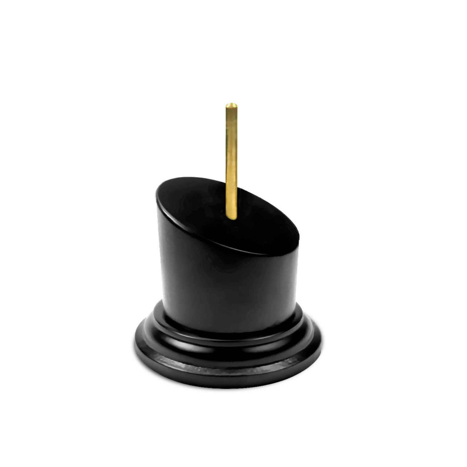 Pedestal Bustos Redondo Negro 5x5 cm