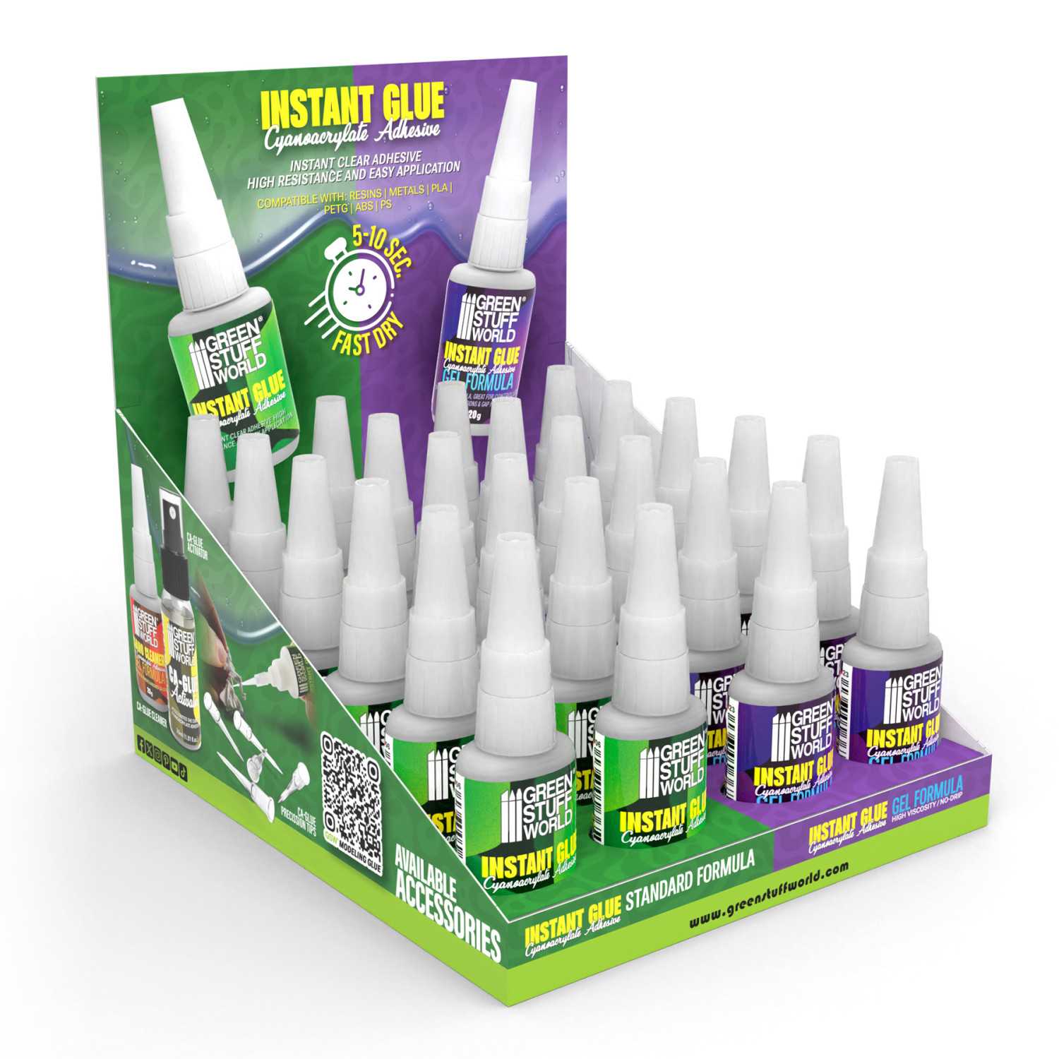 Pegamento Ciano Líquido y Gel 20gr. (Pack 12+12)