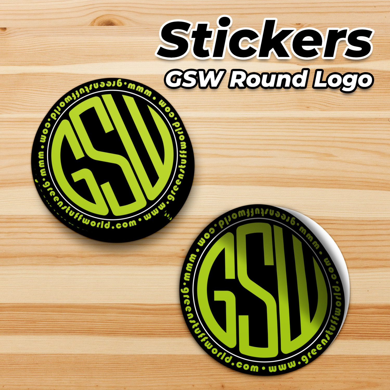 Pegatina Logo redondo GSW