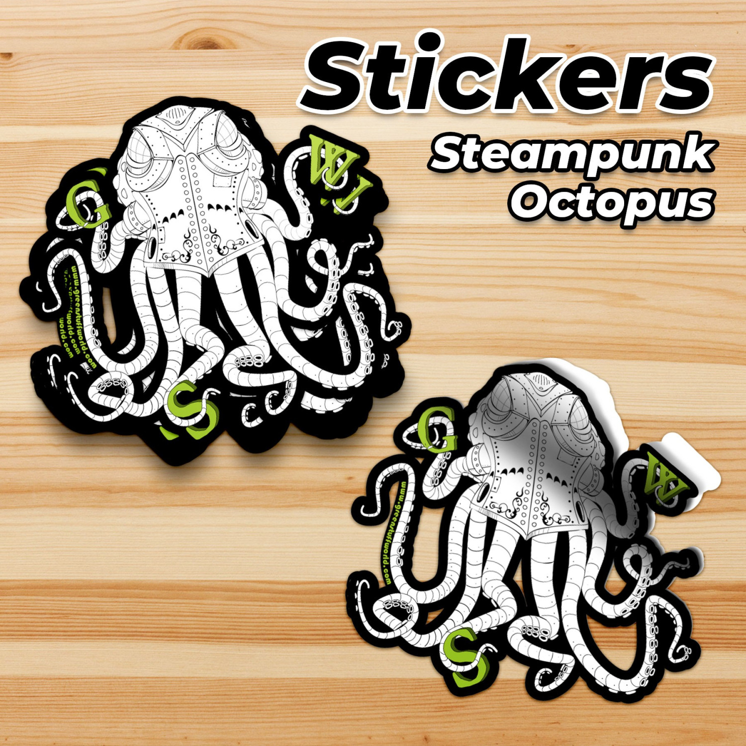 Pegatina Pulpo GSW