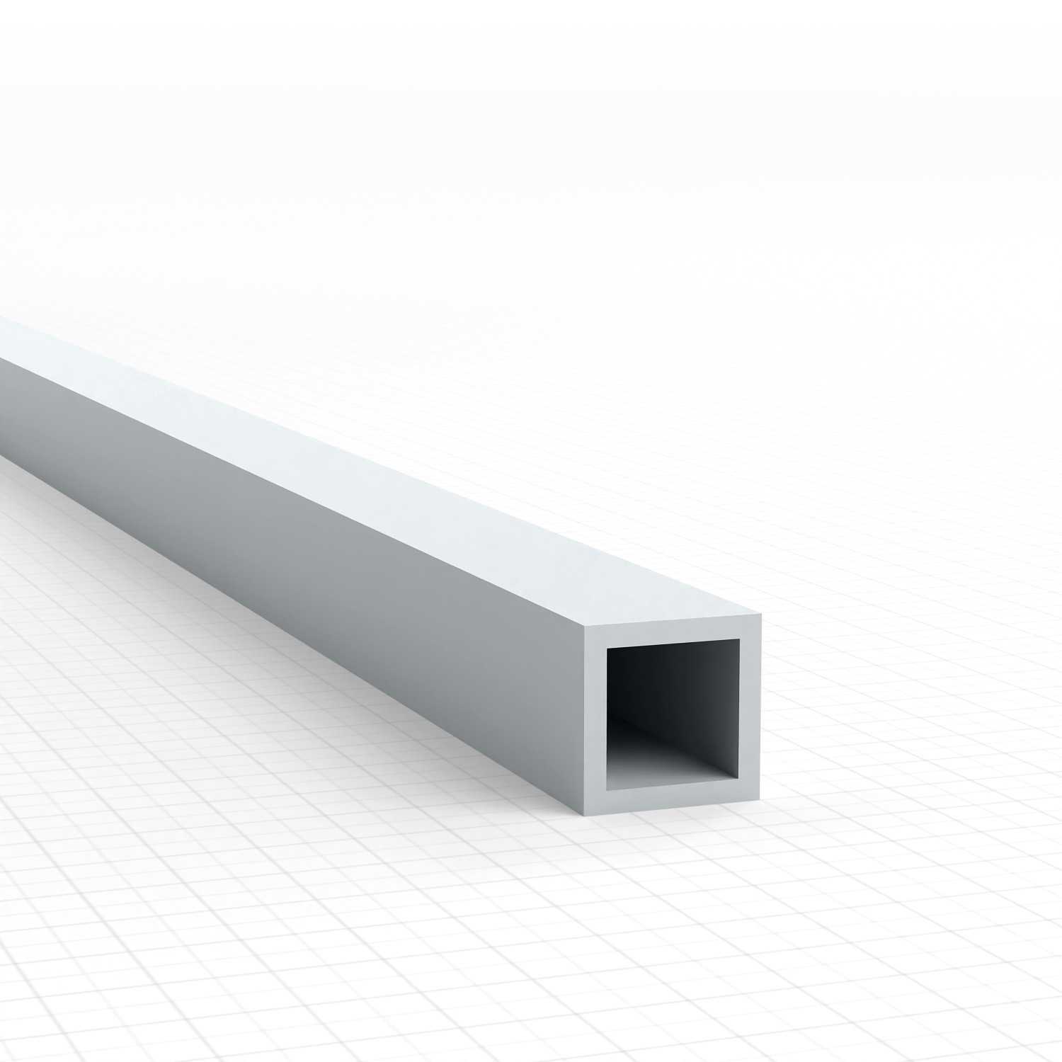 Perfil Plasticard TUBO CUADRADO 4mm
