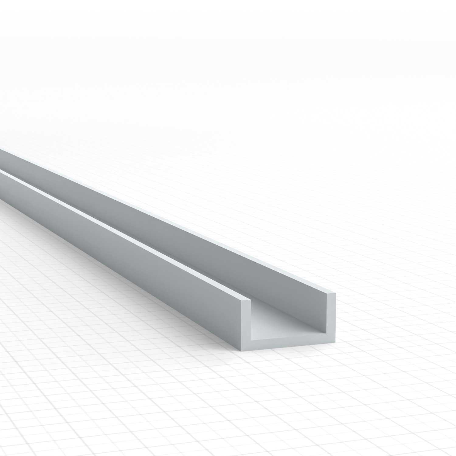 Perfil Plasticard perfil-U - 5x2.5mm