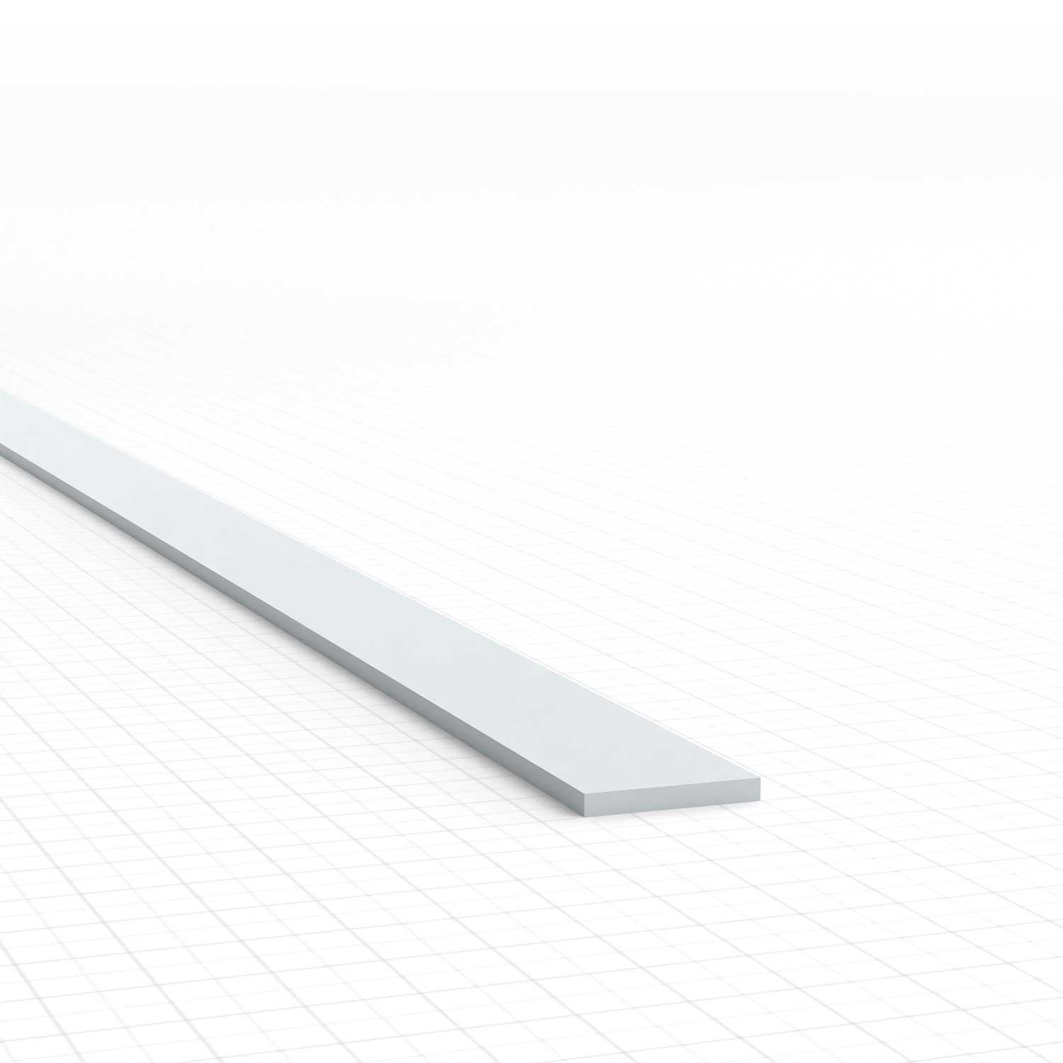 Perfil Plasticard uPVC - Fino 0.50mm x 4mm